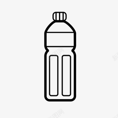 质感饮料瓶饮料瓶饮用水矿泉水图标图标