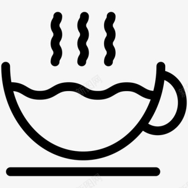 热饮料一杯咖啡热咖啡图标图标