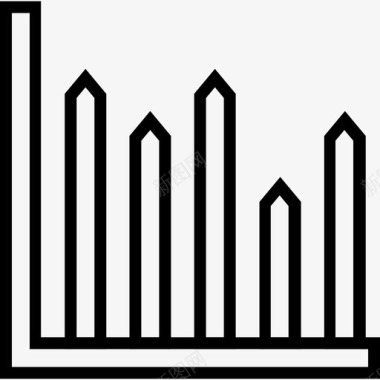 条形数据图图表分析条形图图标图标