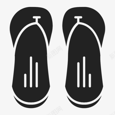 凉鞋鞋子石板鞋图标图标