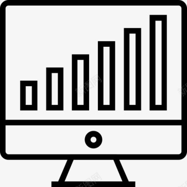 黑色信息图表图表信息图表屏幕图标图标