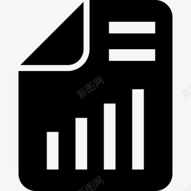 矢量报表报表条形图业务报表图标图标