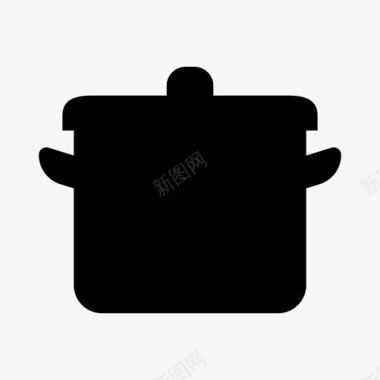 炖锅炊具厨房图标图标