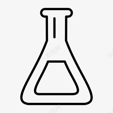 化学实验用具实验室化学实验图标图标