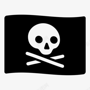 海盗旗黑胡子海盗图标图标