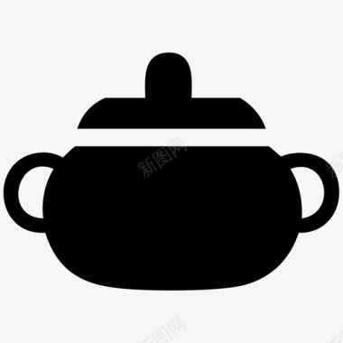糖罐咖啡厨房图标图标