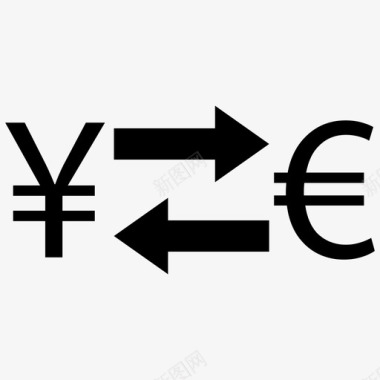 外汇日元欧元兑换货币外汇图标图标