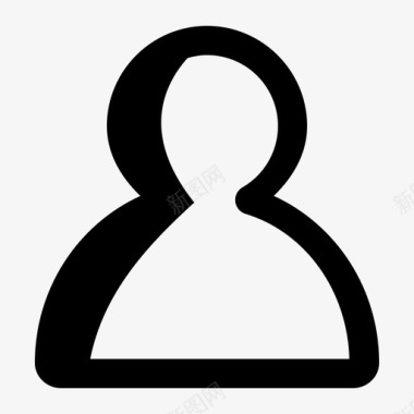 个人名片帐户个人社交图标图标