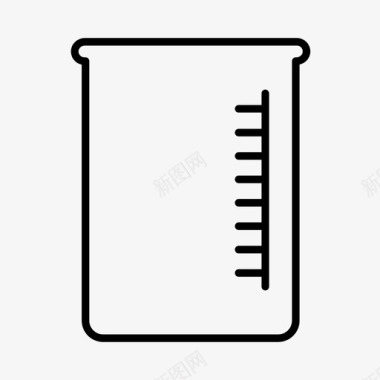 烧杯实验室物理学家图标图标