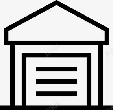 工业工厂建筑工业图标图标