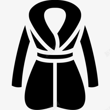 羽绒服服装冬季图标图标