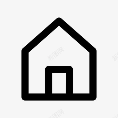 水上的房子家房子图标图标
