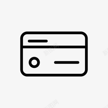 信用卡界面在线支付图标图标