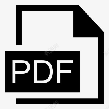 PDF文件格式PDF图标