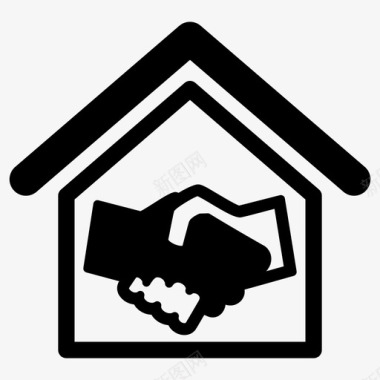 房屋买卖协议商业房地产5图标图标