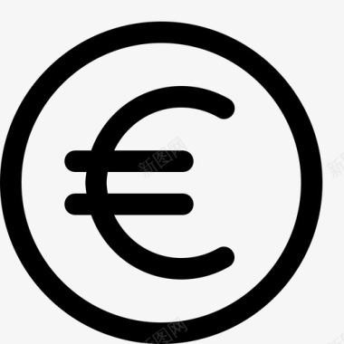火焰欧元图标欧元图标