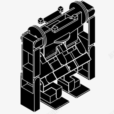 符号标识机器人机器技术图标图标