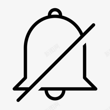 删除垃圾箱删除通知警告铃声图标图标