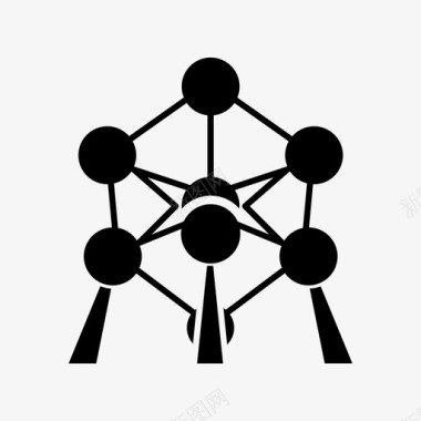 原子弹原子弹比利时布鲁塞尔图标图标
