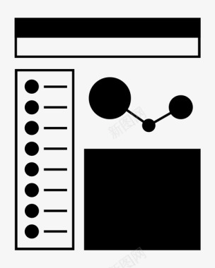 黑色信息图表信息图表数据信息图标图标