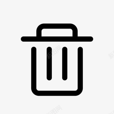 删除垃圾箱删除图标