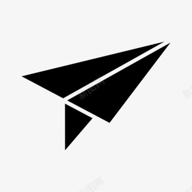 纸飞机飞机折纸图标图标
