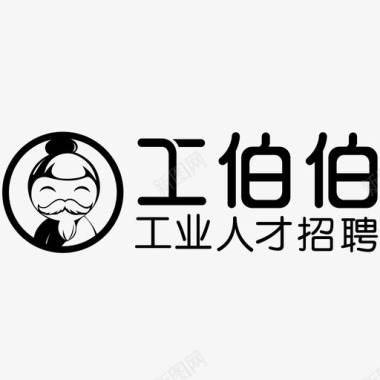 单圆圈单LOGO图标