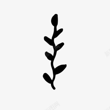 植物装饰树叶图标图标