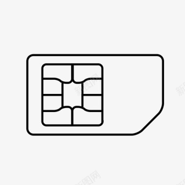 手机电脑标志是卡手机simcard图标图标