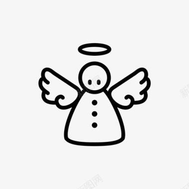 天使天堂圣人图标图标