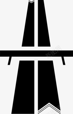 桥梁素材公路桥梁道路图标图标