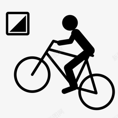 运动学mtb定向运动自行车运动运动图标图标