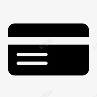 借记卡信用卡支票借记卡图标图标