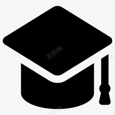 大学毕业帽教育创业图标图标