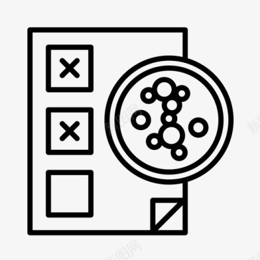 生物人体科学生物技术化学图标图标