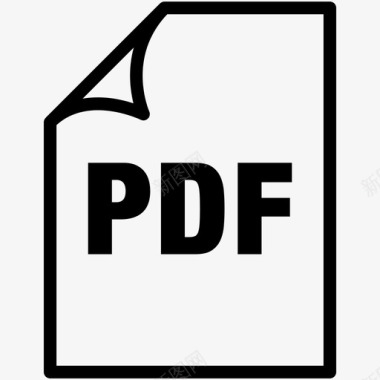 PDF文件pdf扩展名文件图标图标