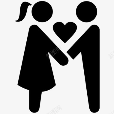 结婚素材结婚订婚心图标图标