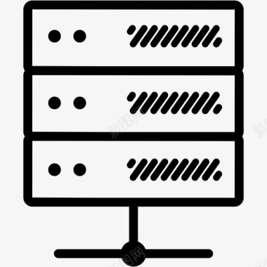 服务器服务器中心计算图标图标