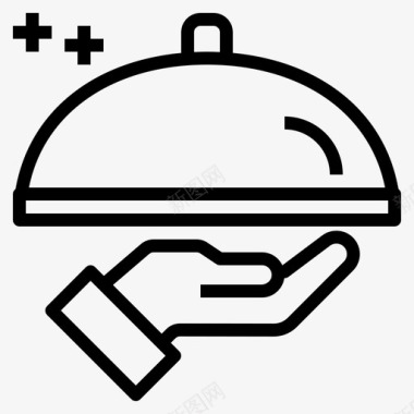 烹饪服务用餐餐厅图标图标