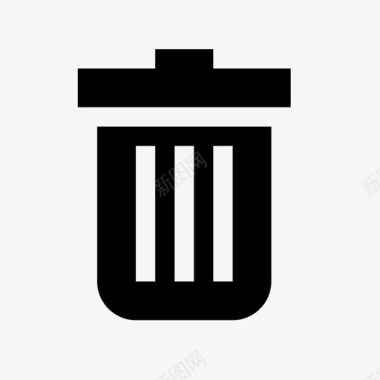 删除垃圾箱删除图标