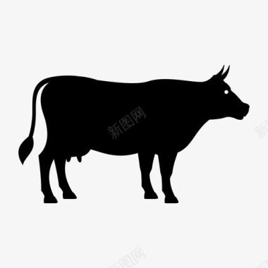 免抠牛牛动物奶牛图标图标