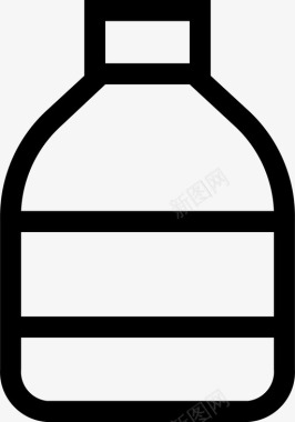 水瓶瓶装水矿泉水图标图标