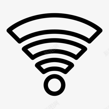 WiFi标志wifi连接互联网图标图标