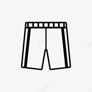 运动短裤男装裤子图标图标