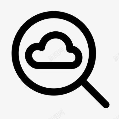 云搜索云侦探图标图标