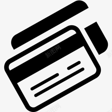 钱信用卡借记卡钱图标图标