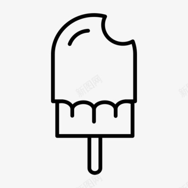 冰棍奶油甜点图标图标