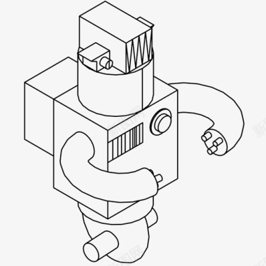 变压器机器人机器技术图标图标