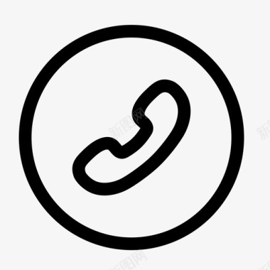 公共环境标识服务电话图标