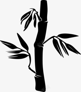 竹子植物多刺植物图标图标